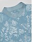 cheap Tops-Hyped-up Tropical Men&#039;s Golf Henley Shirt UPF50+