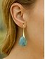 abordables Boucle d&amp;#39;oreille pour femme-Boucles d&#039;oreilles en pierre naturelle en forme de larme pour femmes avec crochet en or - bijoux élégants faits à la main pour femmes pour vêtements décontractés, cadeaux et vêtements de style bohème
