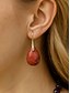 abordables Boucle d&amp;#39;oreille pour femme-Boucles d&#039;oreilles en pierre naturelle en forme de larme pour femmes avec crochet en or - bijoux élégants faits à la main pour femmes pour vêtements décontractés, cadeaux et vêtements de style bohème