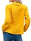 お買い得  ブレザーとスーツ-女性用 ブレザー 快適 高通気性 スリムフィット ファッション 近代の 平織り ワーク 日常 レギュラー 折襟 レギュラー 長袖 アウターウェア ライトピンク ブラック ホワイト 春 秋