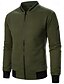 preiswerte Lässige Jacken-Herren Leichte Jacke Freizeitjacke Collegejacke Urlaub Täglich Tasche Spleißen Frühling Herbst Farbblock Mode Klassisch Stehkragen Regulär Waffelstoff Schwarz Weiß Wein Marineblau Khaki Jacken