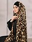 levne Dámské velké šály a přehozy-Dámské Obdélníkový šátek Dámské šátky Šifónové šály ulice Denní Rande Hnědé ŠÁLA Leopard