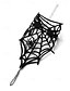 ieftine Accesorii de Halloween-Brățară de mână pentru femei cu pânză de păianjen pentru Halloween – lanț gotic din poliester negru cu design de păianjen pentru petreceri costumate și cosplay