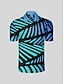 abordables Hauts-Homme T-shirt POLO Bleu Manche Courte Top Tenue de golf Vêtements Tenues Porter des vêtements
