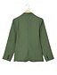 abordables Costumes de mariage-Pour des hommes Mariage Affaires Costumes Noir Vert Sauge Mode Formel Couleur Unie Coupe Standard 3 pièces Simple Boutonnage Deux Boutons
