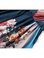ieftine Rochii Boho-Rochie lungă pentru femei, rochie maxi, rochie casual, rochie leagăn, rochie florală, rochie de vară, rochie boho, vintage, vacanță, zi de zi, croială regulată, imprimeu floral, mânecă lungă, decolteu în V, albastru, vară