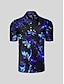 abordables Hauts-Homme T-shirt POLO Bleu Manche Courte Top Tenue de golf Vêtements Tenues Porter des vêtements