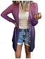 cheap Coats &amp; Trench Coats-Women&#039;s Casual Jacket Comfortable Breathable Print Casual Butterfly Vacation Street Casual Daily Wear Single Breasted Long V Neck Regular Fit Long Sleeve Outerwear White Red Purple Summer Spring