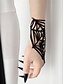 ieftine Accesorii de Halloween-Brățară de mână pentru femei cu pânză de păianjen pentru Halloween – lanț gotic din poliester negru cu design de păianjen pentru petreceri costumate și cosplay