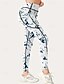 baratos Leggings e collants para ioga-Mulheres Legging Capri Leggings de ioga Com bolsos Compressão abdominal Cintura Alta Academia Esportivo Pilates Calças Branco Outono Esportes Roupas Esportivas Ajuste justo