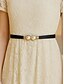 preiswerte Damengürtel-Elastischer Taillengürtel für Damen mit Perlenschnalle – schmaler, verstellbarer Kleidergürtel aus Polyester im eleganten Vintage-Stil für Damen, geeignet für Hochzeiten, Partys und formelle Anlässe