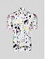 abordables Tapas-Hombre Camisas de polo Blanco Manga Corta Camiseta Ropa de golf Ropa Trajes Ropa Ropa