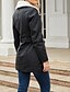abordables Vestes Sherpa-Femmes Veste en Polaire Confortable Fermeture intégrale Mode street style Uni Extérieur Décontracté Quotidien Régulier Col Rabattu Coupe régulière manche longue Vêtements d&#039;extérieur Noir Bleu Chameau
