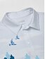 abordables Hauts-Homme T-shirt POLO Bleu Manche Courte Top Tenue de golf Vêtements Tenues Porter des vêtements