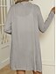 economico Cappotti &amp; Trench-Per donna Giacca Casual Confortevole Traspirante Bottoni Casual Semplice Vacanza Streetwear Casuale Abbigliamento quotidiano Monopetto Lungo Scollo a V Vestibilità regolare Manica Lunga Capispalla