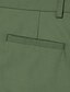 abordables Costumes de mariage-Pour des hommes Mariage Affaires Costumes Noir Vert Sauge Mode Formel Couleur Unie Coupe Standard 3 pièces Simple Boutonnage Deux Boutons