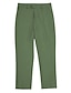 abordables Costumes de mariage-Pour des hommes Mariage Affaires Costumes Noir Vert Sauge Mode Formel Couleur Unie Coupe Standard 3 pièces Simple Boutonnage Deux Boutons