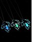 voordelige Halloween Accessoires-Halloween glow-in-the-dark spinnenhanger voor heren - roestvrij staal en zinklegering, gothic stijl, feest- en cosplay-sieraden