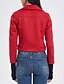 abordables Vestes en simili cuir-Femmes Veste Décontractée Gilet en daim Coupe-vent Chaud Fermeture éclair Avec Poches Mode Moderne Occasionnel Couleur Unie Sortir Week-end Fermeture éclair Régulier Revers en Pointe Coupe régulière