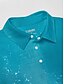 abordables Hauts-Homme T-shirt POLO Bleu Manche Courte Top Tenue de golf Vêtements Tenues Porter des vêtements
