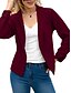 お買い得  ブレザーとスーツ-女性用 ブレザー 快適 高通気性 スリムフィット ファッション 近代の 平織り ワーク 日常 レギュラー 折襟 レギュラー 長袖 アウターウェア ライトピンク ブラック ホワイト 春 秋