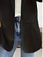 voordelige Blazers &amp; Kostuums-Dames Blazer Comfortabel Ademend Zak Modieus Modern Effen Werk Dagelijks Normaal Strijkijzer Normale pasvorm Lange mouw bovenkleding Zwart Herfst Winter