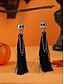 billige Halloween-tilbehør-Øreringe med kranie og kvast til kvinder – gotiske dinglekæde-skeletsmykker til halloween-kostumefester og uhyggelige aftener i byen