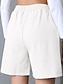 ieftine Pantaloni scurti-Pentru femei chinez Pantaloni Scurți De Bază Casual Scurt Talie Înaltă Simplu Buzunar Curea elastică Confortabil Απαλό Comfortabil Strech În aer liber Stradă Caisă Alb Roz Îmbujorat Albastru piscină