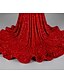 levne Večerní šaty-Mořská panna  trumpetová večerní toaleta elegantní šaty formální plesová podlaha  štětcový vlak bez rukávů posádkový krk se flitry a flitrovými aplikacemi