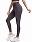 baratos Leggings e collants para ioga-Mulheres Legging Capri Leggings de ioga Compressão abdominal Cintura Alta Academia Exercite-se Esportivo Calças Côr Sólida Preto Branco Azul Outono Esportes Roupas Esportivas Ajuste justo