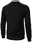preiswerte Lässige Jacken-Herren Leichte Jacke Freizeitjacke Collegejacke Urlaub Täglich Tasche Spleißen Frühling Herbst Farbblock Mode Klassisch Stehkragen Regulär Waffelstoff Schwarz Weiß Wein Marineblau Khaki Jacken