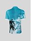abordables Hauts-Homme T-shirt POLO Bleu Manche Courte Top Tenue de golf Vêtements Tenues Porter des vêtements