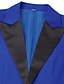 voordelige Bruiloftspakken-Heren Feest Herfstbruiloft Kostuums Marineblauw Koningsblauw Jurken Effen Standaard pasvorm 3-delige set Enkele rij knopen met twee knopen