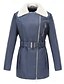 abordables Vestes Sherpa-Femmes Veste en Polaire Confortable Fermeture intégrale Mode street style Uni Extérieur Décontracté Quotidien Régulier Col Rabattu Coupe régulière manche longue Vêtements d&#039;extérieur Noir Bleu Chameau