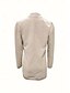abordables Blazers et Costumes-Femmes Blazer Confortable Respirant Boutons Mode Moderne Uni Travail Quotidien Régulier Col Rabattu Coupe régulière manche longue Vêtements d&#039;extérieur Noir Blanche Rose Claire Printemps Automne