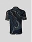 abordables Hauts-Homme T-shirt POLO Noir Manche Courte Top Tenue de golf Vêtements Tenues Porter des vêtements