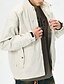 baratos Jaquetas Casuais-Homens jaqueta leve Jaqueta Carga Jaqueta casual Férias Diário A Prova de Vento Jaqueta Corta-Vento Bolsos Outono Inverno Tecido Moda Clássico Colarinho Chinês Padrão Preto Branco Roxo Verde Casaco