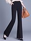 preiswerte Anzughosen für Damen-Damen Anzughose Mode Streetwear Volle Länge Natürliche Taille Einfach Tasche Elastischer Bund Weich Formell Büro Straße Schwarz Herbst Normale Passform
