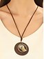 abordables Collier pour femme-Collier pendentif oiseau bohème pour femme – collier long cercle en bois fait main avec breloque en alliage pour les amoureux de la nature, les tenues décontractées ou les cadeaux