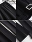 economico pantaloni eleganti da donna-Per donna Pantaloni Eleganti Gamba larga Pantaloni Moda Streetwear Lunghezza intera Vita Alta Semplice Elastico in vita Traspirabilità Confortevole Micro-elastico Streetwear Abbigliamento quotidiano