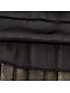 billige Chiffon skjørt-Dame الالتفاف Mote Fritid Maksi Høy Midje Skjørt عادي Flettet Mikroelastisk Fritid / hverdag Helg Sølv Svart Gylden Rød Sommer Polyester