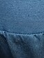economico gamba larga e vita alta-Per donna Jeans Gamba larga Pantaloni Moda Streetwear Lunghezza intera Vita Alta Semplice Elastico in vita Traspirabilità Confortevole Streetwear Abbigliamento quotidiano Uscire Nero Azzurro