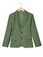 abordables Costumes de mariage-Pour des hommes Mariage Affaires Costumes Noir Vert Sauge Mode Formel Couleur Unie Coupe Standard 3 pièces Simple Boutonnage Deux Boutons