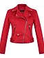 abordables Vestes en simili cuir-Femmes Veste Décontractée Gilet en daim Coupe-vent Chaud Fermeture éclair Avec Poches Mode Moderne Occasionnel Couleur Unie Sortir Week-end Fermeture éclair Régulier Revers en Pointe Coupe régulière