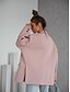 voordelige Blazers &amp; Kostuums-Dames Blazer Formeel Lapwerk Effen Kleur Casual / Dagelijks Elegant Normale pasvorm bovenkleding Lange mouw Herfst Kastanjebruin S