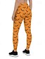 abordables Bas de Halloween-Femmes Pantalons Leggings Streetwear Occasionnel Longueur complète Taille hautePantsHalloween Chauve souris Taille Élastique Imprimé Respirabilité Confortable Élastique Vacances Rue Tenue quotidienne