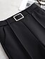 economico pantaloni eleganti da donna-Per donna Pantaloni Eleganti Gamba larga Pantaloni Moda Streetwear Lunghezza intera Vita Alta Semplice Elastico in vita Traspirabilità Confortevole Micro-elastico Streetwear Abbigliamento quotidiano