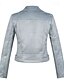 abordables Vestes en simili cuir-Femmes Veste Décontractée Gilet en daim Coupe-vent Chaud Fermeture éclair Avec Poches Mode Moderne Occasionnel Couleur Unie Sortir Week-end Fermeture éclair Régulier Revers en Pointe Coupe régulière