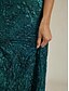 levne Party šaty-Dámské Maxi šaty Plášťové šaty Elegantní Večírek koktejl Běžný Pevná barva Krátký rukáv Tričkový Smaragdová zeleň Léto Jaro