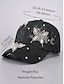 abordables Chapeaux pour femmes-Casquette de baseball en maille respirante à strass floraux pour femme - design papillon élégant, idéale pour les loisirs de mode, les activités de plein air et les fêtes